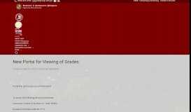 
							         New Portal for Viewing of Grades | University of Southeastern ...								  
							    