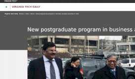
							         New postgraduate program in business analytics launches in India ...								  
							    