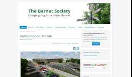 
							         New proposal for Ark - Barnet Society								  
							    