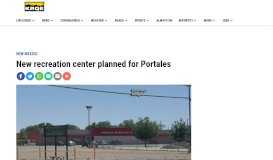 
							         New recreation center planned for Portales - KRQE.com								  
							    