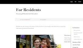 
							         New Residents | Emerson College								  
							    