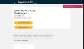 
							         New River Valley Pediatrics | Carilion Clinic								  
							    