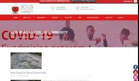 
							         New Road for Solusi Community – Solusi University								  
							    