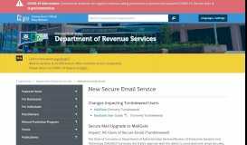 
							         New Secure Email Service - CT.gov								  
							    
