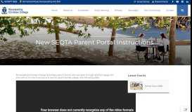 
							         New SEQTA Parent Portal Instructions - Nunawading Christian College								  
							    