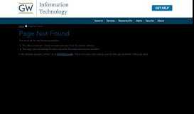 
							         New Single Sign-On Page for MyGW Portal | Division of IT | The ...								  
							    