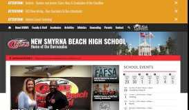 
							         New Smyrna Beach High School								  
							    