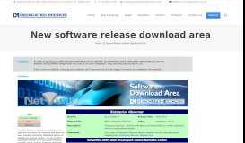 
							         New software release download area ... - Dedicated Micros								  
							    