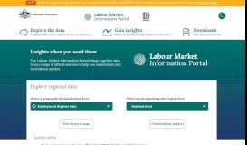 
							         New South Wales - Welcome to the Labour Market Information Portal.								  
							    