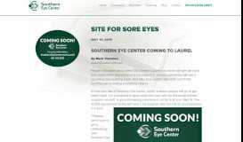 
							         New Southern Eye Center location in Laurel, MS								  
							    