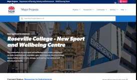 
							         New Sport and Wellbeing Centre, Roseville College | Major Projects ...								  
							    