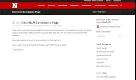 
							         New Staff Extensions Page - Northview Public Schools								  
							    