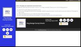 
							         New Student Enrollment - King George County Schools								  
							    