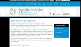 
							         New Student Enrollment - Miscellaneous - Franklin ... - San Jose								  
							    