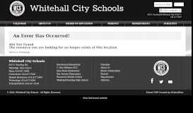 
							         NEW student online enrollment portal now live - Whitehall City Schools								  
							    