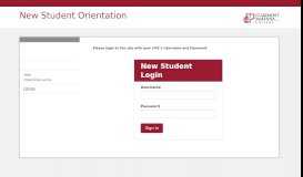 
							         New Student Orientation - Login - CMC Google Password - Claremont ...								  
							    