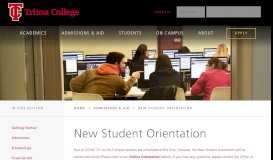 
							         New Student Orientation | Triton College								  
							    