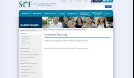 
							         New Student Password - State College of Florida, Manatee-Sarasota								  
							    