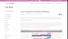
							         New Student Portal for Desktops - Next Step Beauty								  
							    