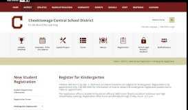 
							         New Student Registration / Kindergarten Registration - Cheektowaga ...								  
							    