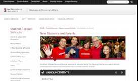 
							         New Students and Parents | Student Account Services ... - BFA | SDSU								  
							    