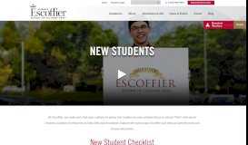 
							         New Students | Auguste Escoffier School of Culinary Arts								  
							    