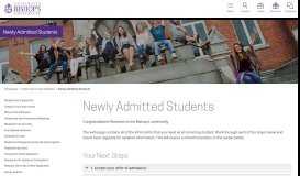 
							         New Students Portal | Bishop's University								  
							    