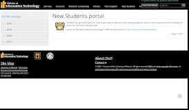 
							         New Students portal | Division of IT								  
							    