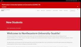 
							         New Students | Seattle | Northeastern University								  
							    