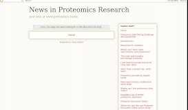 
							         New Stuff on the Thermo Omics Portal! - News in Proteomics Research								  
							    