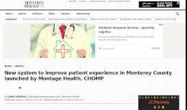 
							         New system to improve patient experience in Monterey County ...								  
							    