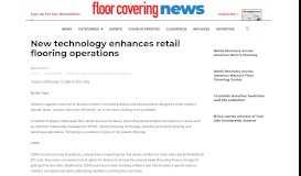 
							         New technology enhances retail flooring operations – Floor Covering ...								  
							    