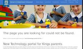 
							         New Technology portal for Kings parents - King's Christian College								  
							    