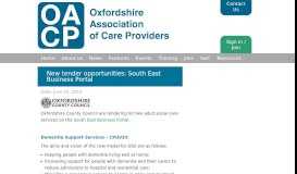 
							         New tender opportunities: South East Business Portal - Oxfordshire ...								  
							    