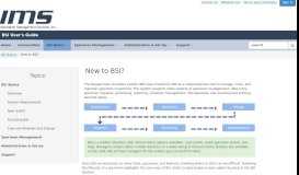 
							         New to BSI? - BSI User's Guide								  
							    