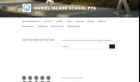
							         New to DIS? » Daniel Island School PTA								  
							    