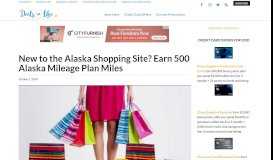 
							         New to the Alaska Shopping Site? Earn 500 Alaska Mileage Plan ...								  
							    