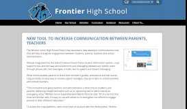 
							         New Tool to Increase Communication Between Parents, Teachers								  
							    