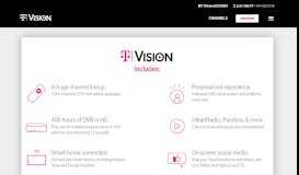 
							         New TVision | TV Signup, News & More | T-Mobile								  
							    