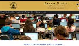 
							         NEW Universal Login for Parent ... - Sarah Noble Intermediate School								  
							    