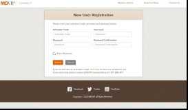 
							         New User Registration | MDVIP								  
							    