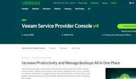 
							         New Veeam Availability Console for service providers - Veeam Software								  
							    