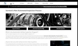 
							         New Vermont State Inspection Process | AVIP at The Automaster BMW ...								  
							    