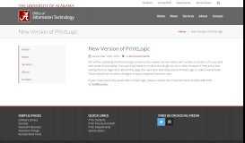 
							         New Version of PrintLogic – Office of Information Technology ...								  
							    