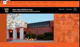 
							         New Vista Middle School / Homepage - Lancaster School District								  
							    