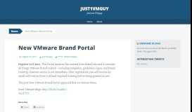 
							         New VMware Brand Portal | just1vmguy								  
							    