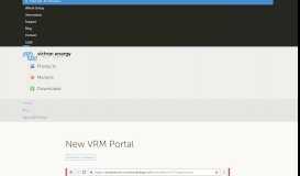 
							         New VRM Portal - Victron Energy | Victron Energy								  
							    
