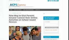 
							         New Way to Give Parents Greater Control Over Online Activities on ...								  
							    