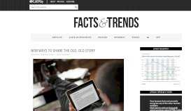 
							         New Ways to Share the Old, Old Story | Facts & Trends								  
							    