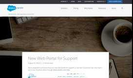 
							         New Web Portal for Support | Salesforce Pardot								  
							    